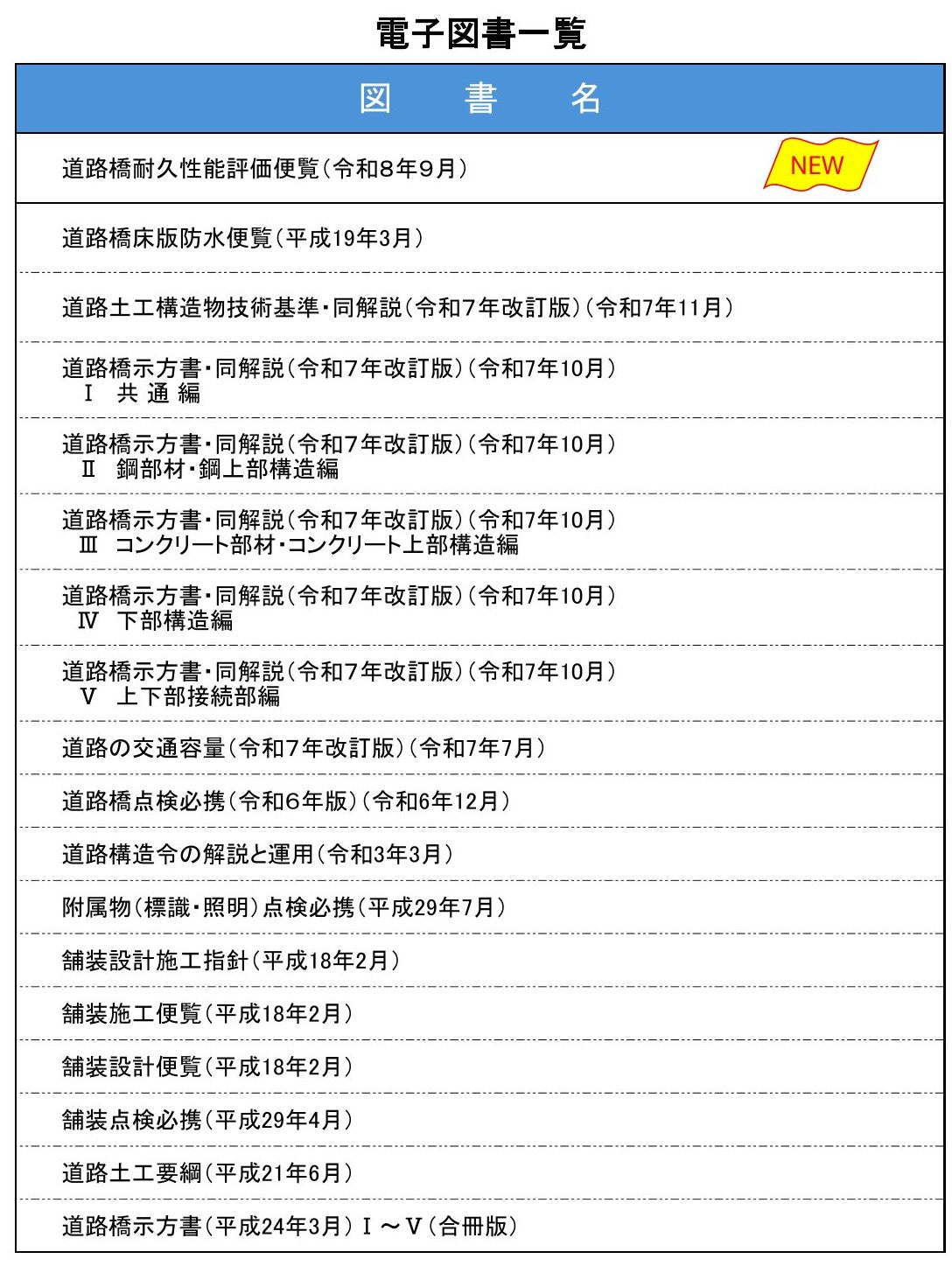 公式】日本道路協会電子図書利用サービス